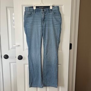 Wrangler Women's Sky Blue Straight Leg Jeans